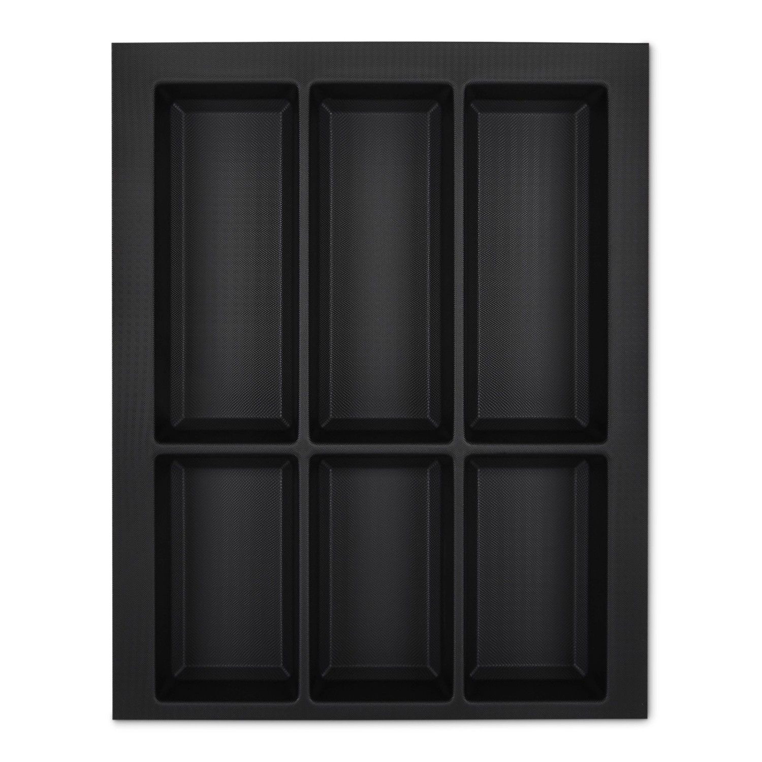 SOTECH Orga-Box VII Besteckeinsatz Schwarz 450 mm Höhe 50,5 mm mit Softtouc günstig online kaufen