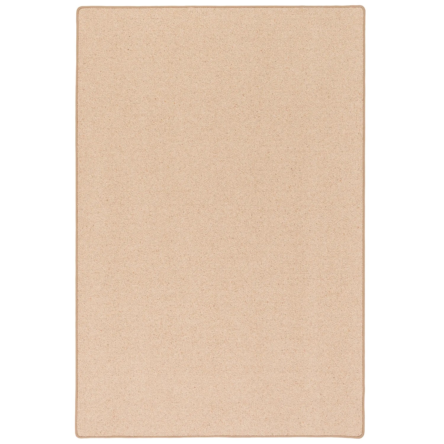 Snapstyle Natur Teppich Wolle Berber Karamell, 80x200cm, Kurzflorteppich