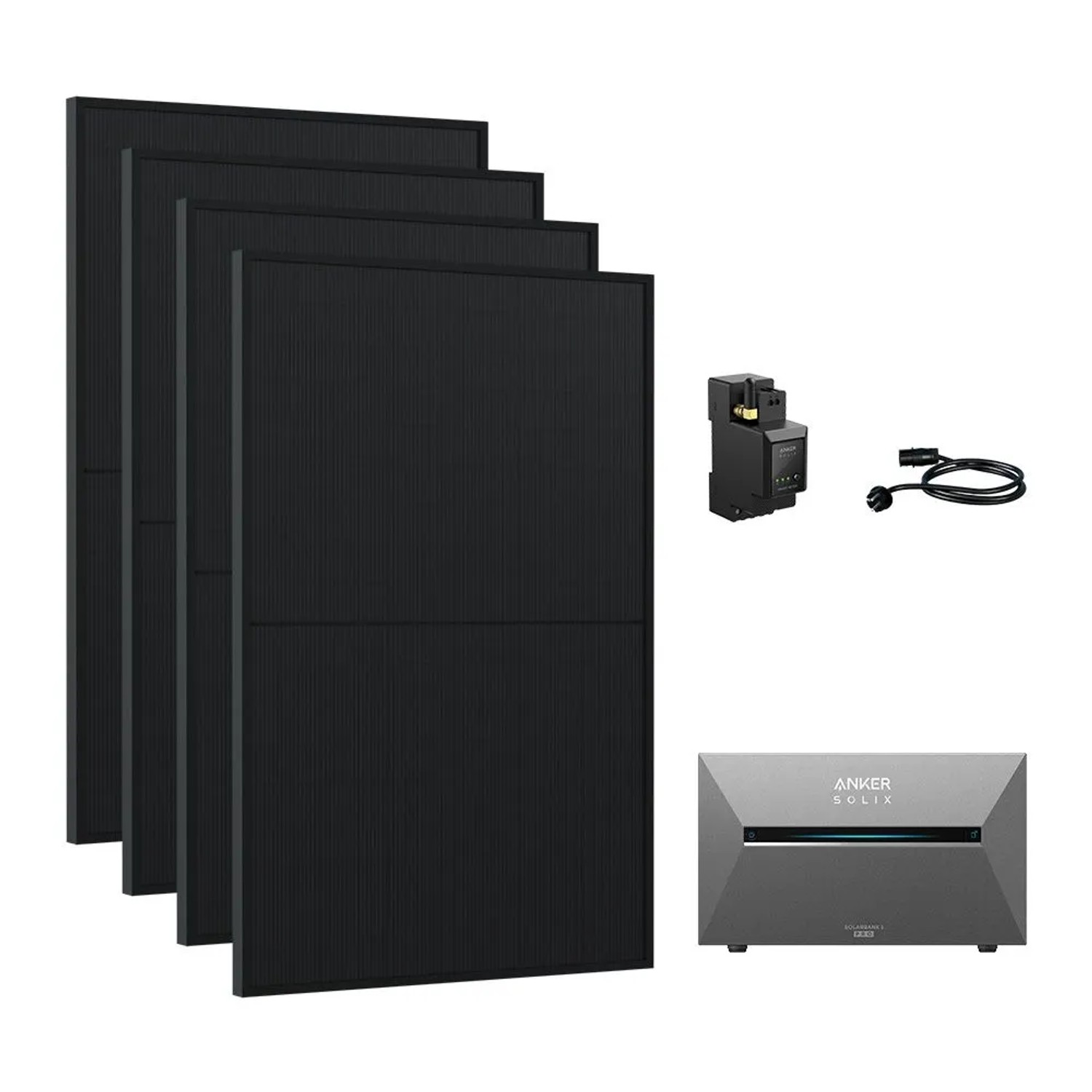 Anker Solix Balkonkraftwerk 2000 Wp Solarbank 3 E2700 Pro inkl. Smart Meter