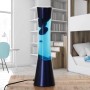 EASYLIGHT Lavalampe, dunkelblau/hellblau, 39,5 cm hoch, Design-Tischlampe mit Leuchtmittel.