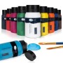 Artina Crylic Acrylfarben Set, 24 Farben à 500ml, Künstlerfarben für Hobby und Profis.