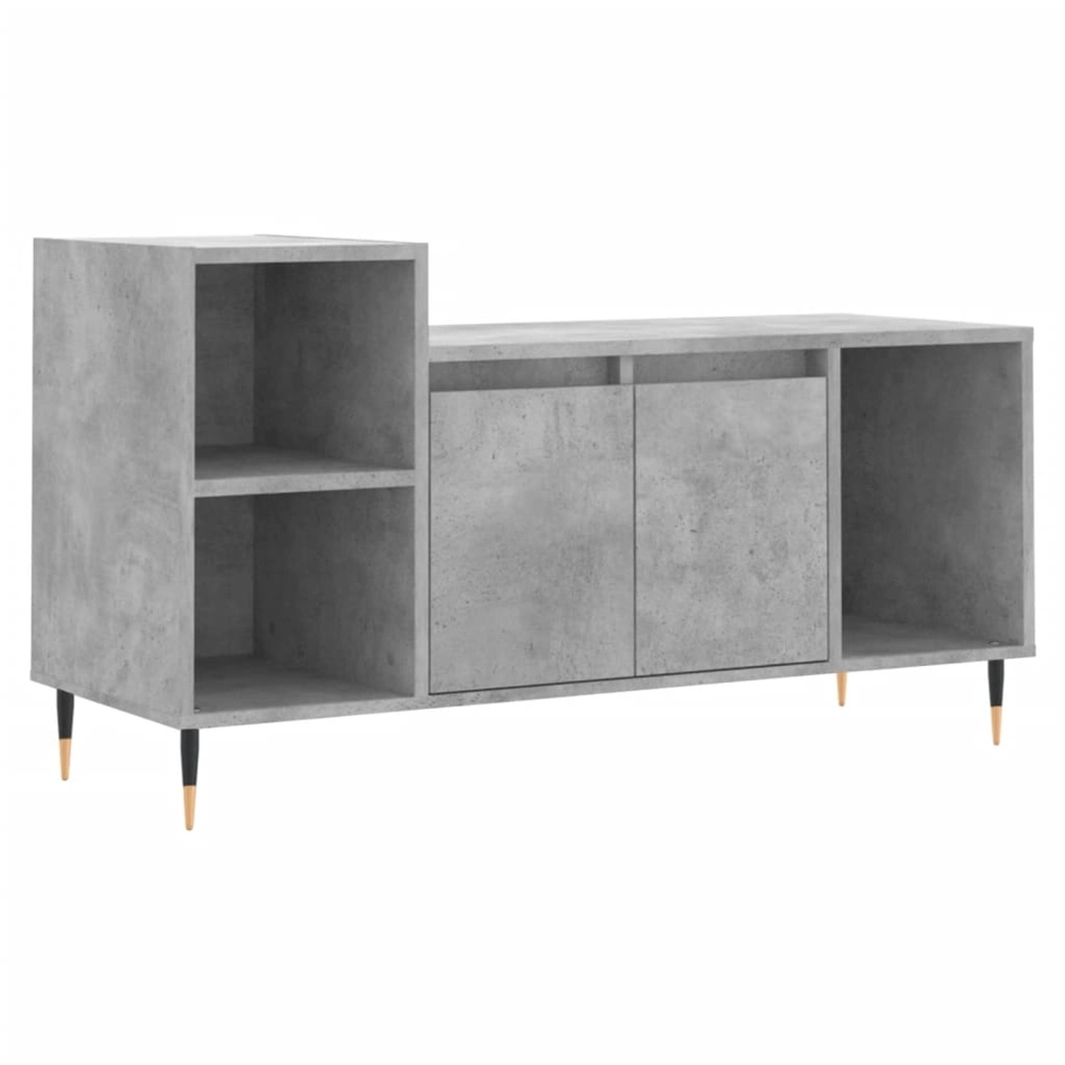 VidaXL TV-Schrank Betongrau 100x35x55 cm Holzwerkstoff  Modell 4 günstig online kaufen