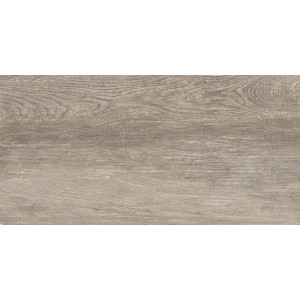 Bodenfliese Steingut Swamp Taupe, 60x30 cm, matte Holzoptik für Innenräume.