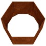 vidaXL Pflanzkübel Rostig 60x60x45 cm Cortenstahl 823675_8