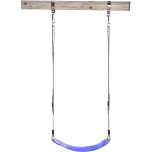 SwingKing Schaukelsitz flex blau, höhenverstellbare Kinderschaukel für Gartenspielgeräte.