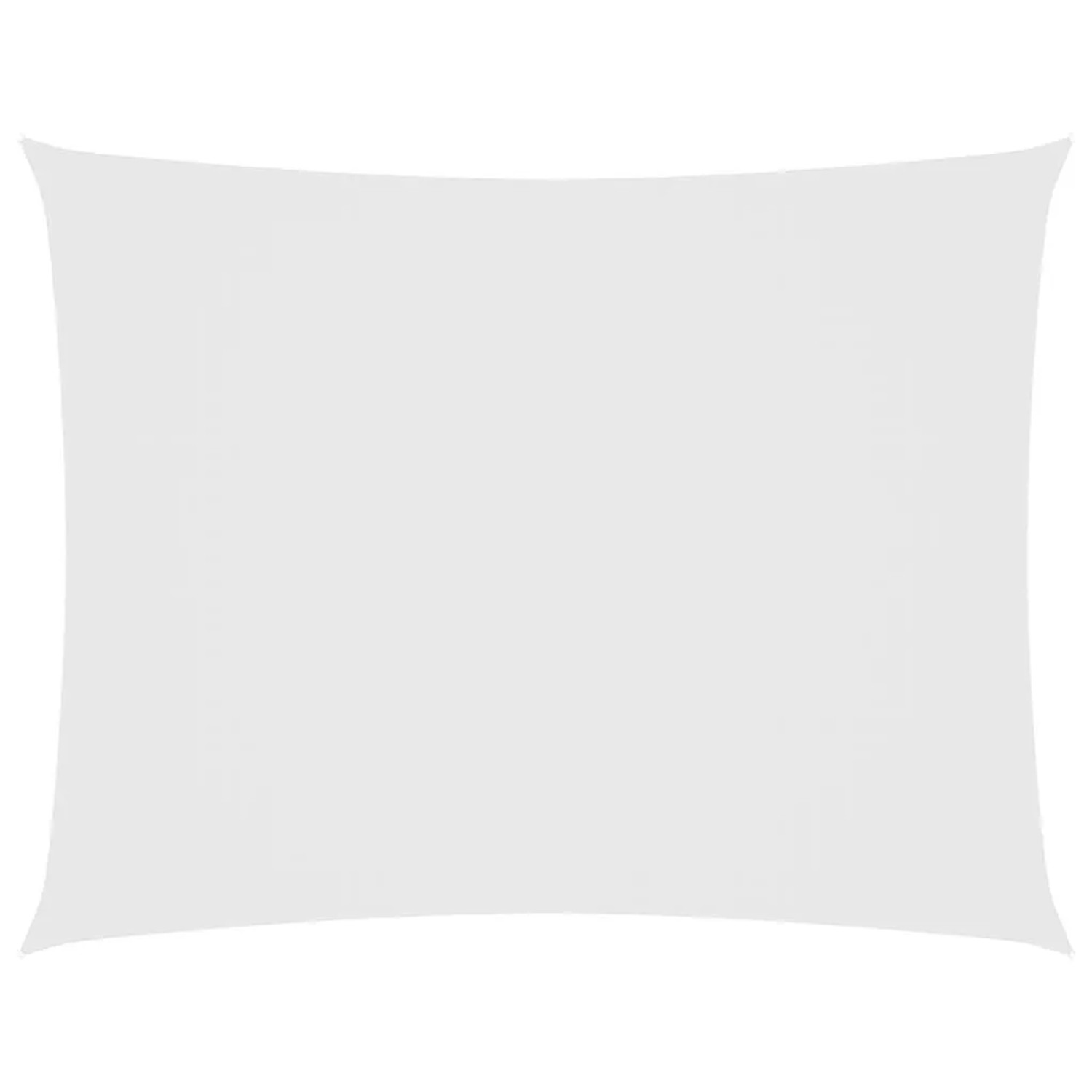 vidaXL Sonnensegel Oxford-Gewebe Rechteckig 3x4 m Weiß 135265
