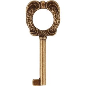 Zierschlüssel Siro 361 im Vintage-Look, Metall Messing Antik für Möbel.