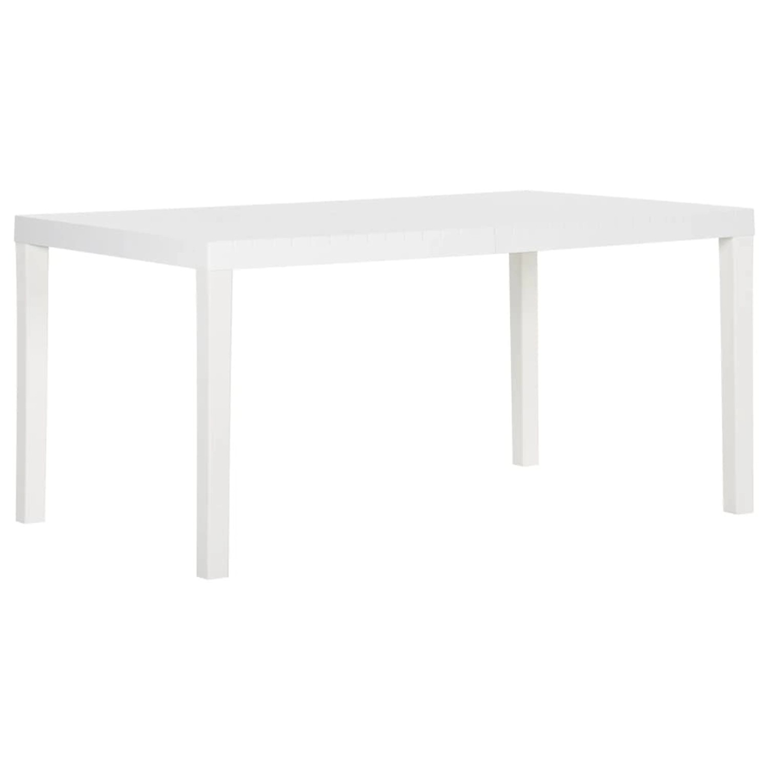 vidaXL Gartentisch 150x90x72 cm PP Weiß 317734 günstig online kaufen