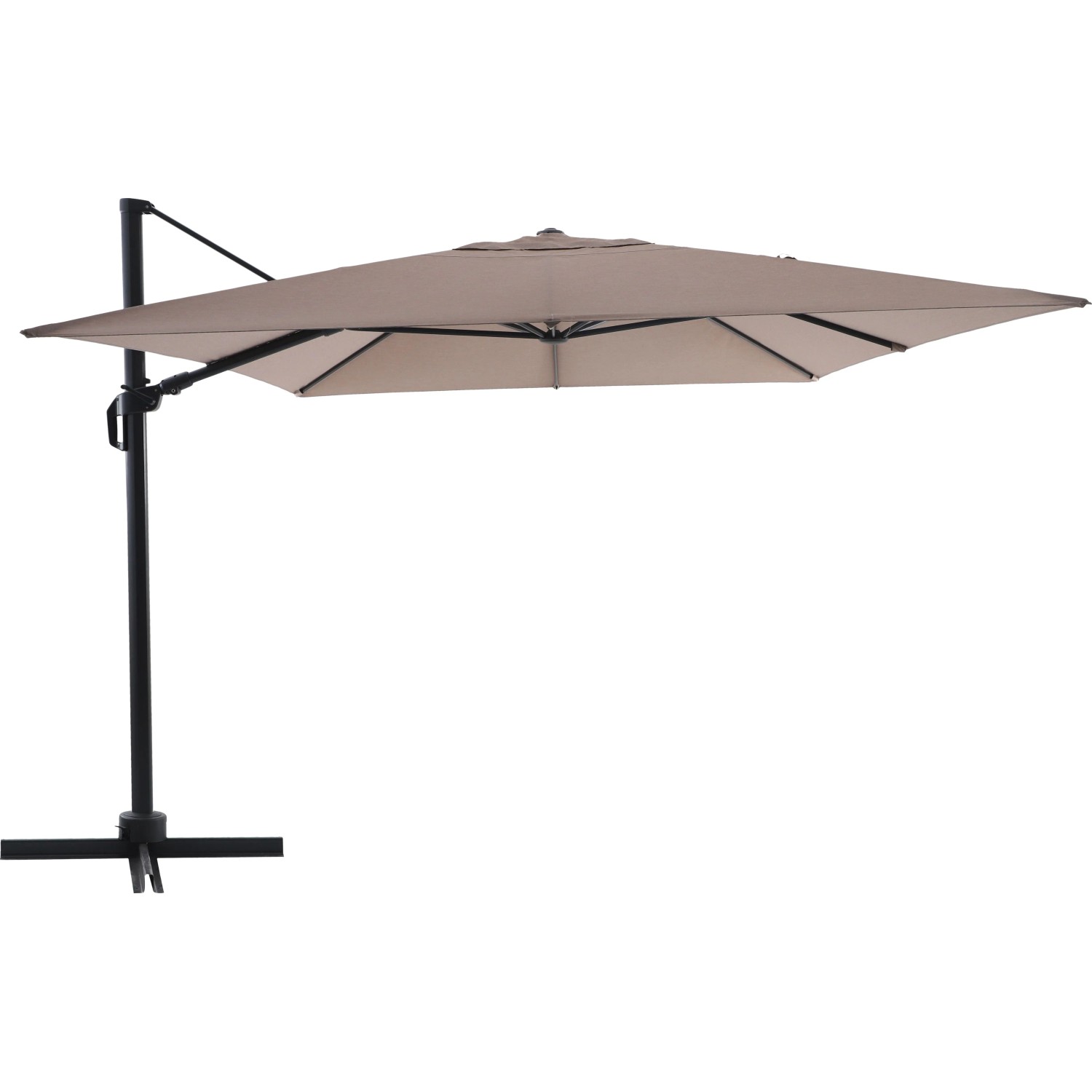 Ampelschirm Bonbeach 392 cm Beige mit Dreh- & Neigungsfunktion