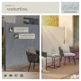 Graue Tectake Doppel Seitenmarkise 180x600cm, wetterfest, blickdicht und wasserabweisend für Terrasse & Garten.