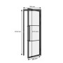 inova Lofttür 930x2315 mm, DIN Rechts, Komplettset mit Zarge und Griffstange.
