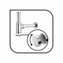 Siphon und Eckventil für baliv Handwaschbecken-Set, Chrom.