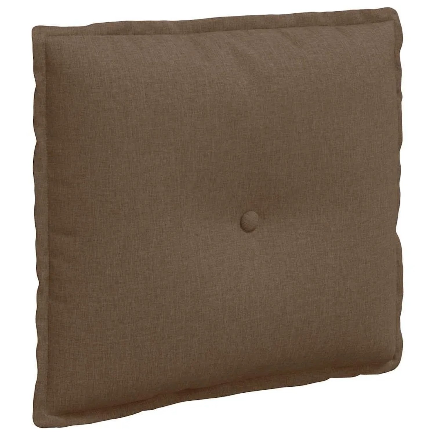 vidaXL Rückenkissen Braun 50 x 19 x 45 cm Stoff 42014619