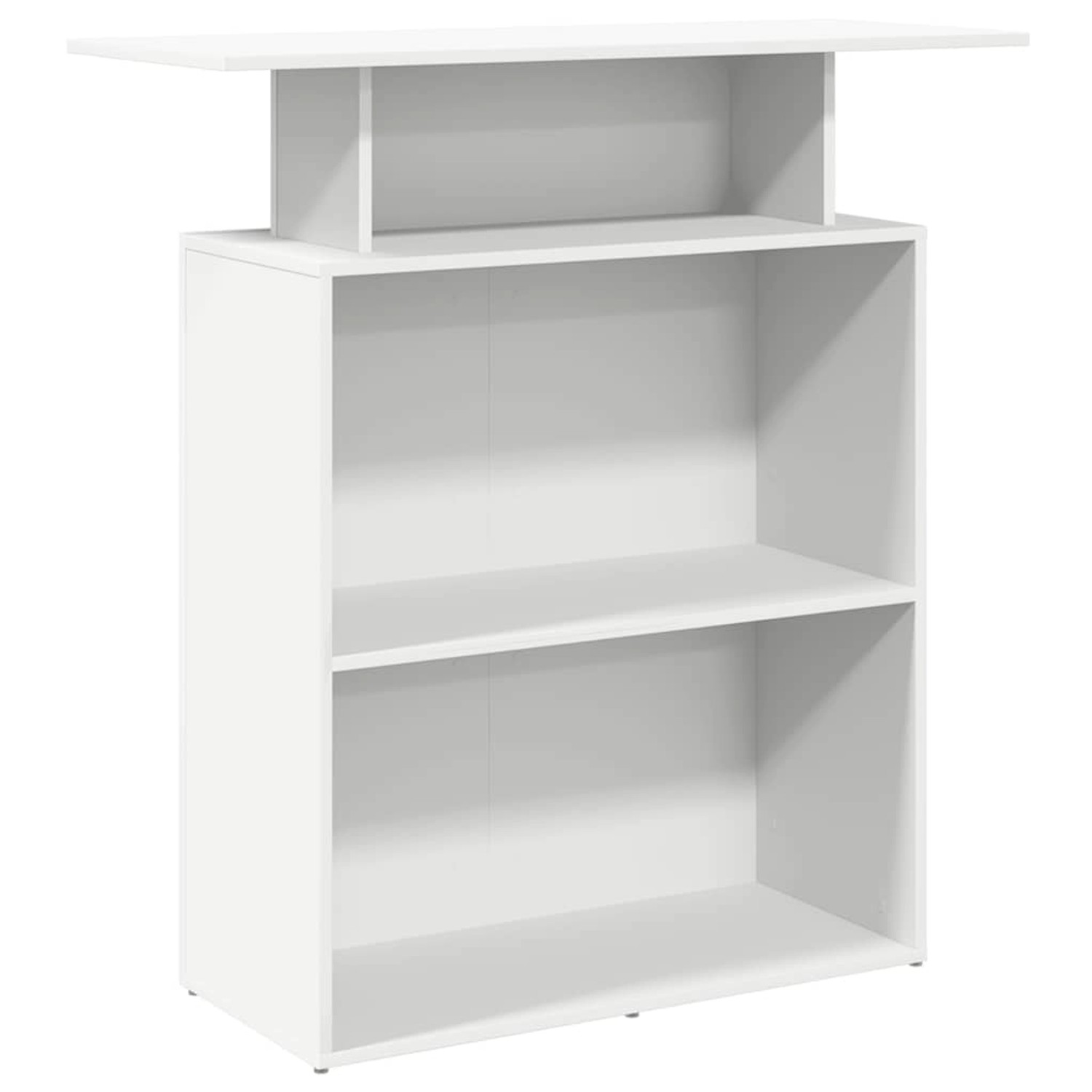 vidaXL Empfangstresen Weiß 100 x 40 x 104 cm Holzwerkstoff 859051