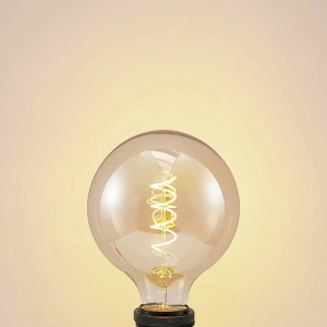 Lucande LED E27 Lampe G125 4W 9927009 aus Glas E27