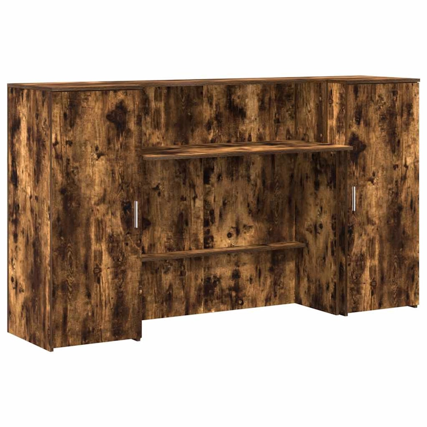 vidaXL Empfangstheke Räuchereiche 180x50x103,5 cm Holzwerkstoff 3324209 günstig online kaufen
