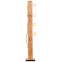 Schwarze Brilliant Calandra Design-Stehlampe aus Holz, 125 cm hoch mit 4 Leuchten.