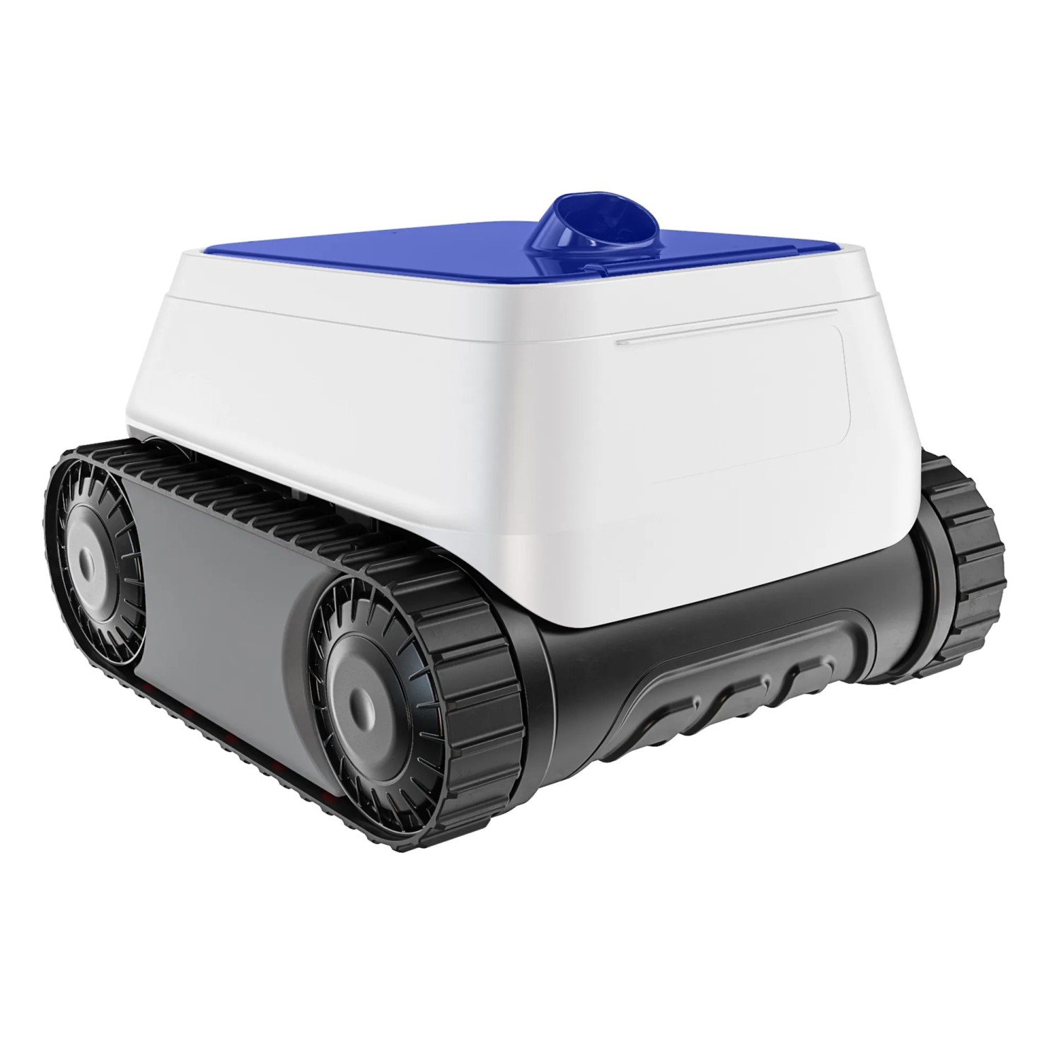 Gre Akku-Poolroboter ER230, weiß, mit Raupenantrieb zur automatischen Beckenreinigung.
