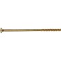 Gelb verzinkte LUX Spanplattenschraube, Senkkopf, TX-Antrieb, Ø 6 x 160 mm, mit Teilgewinde.
