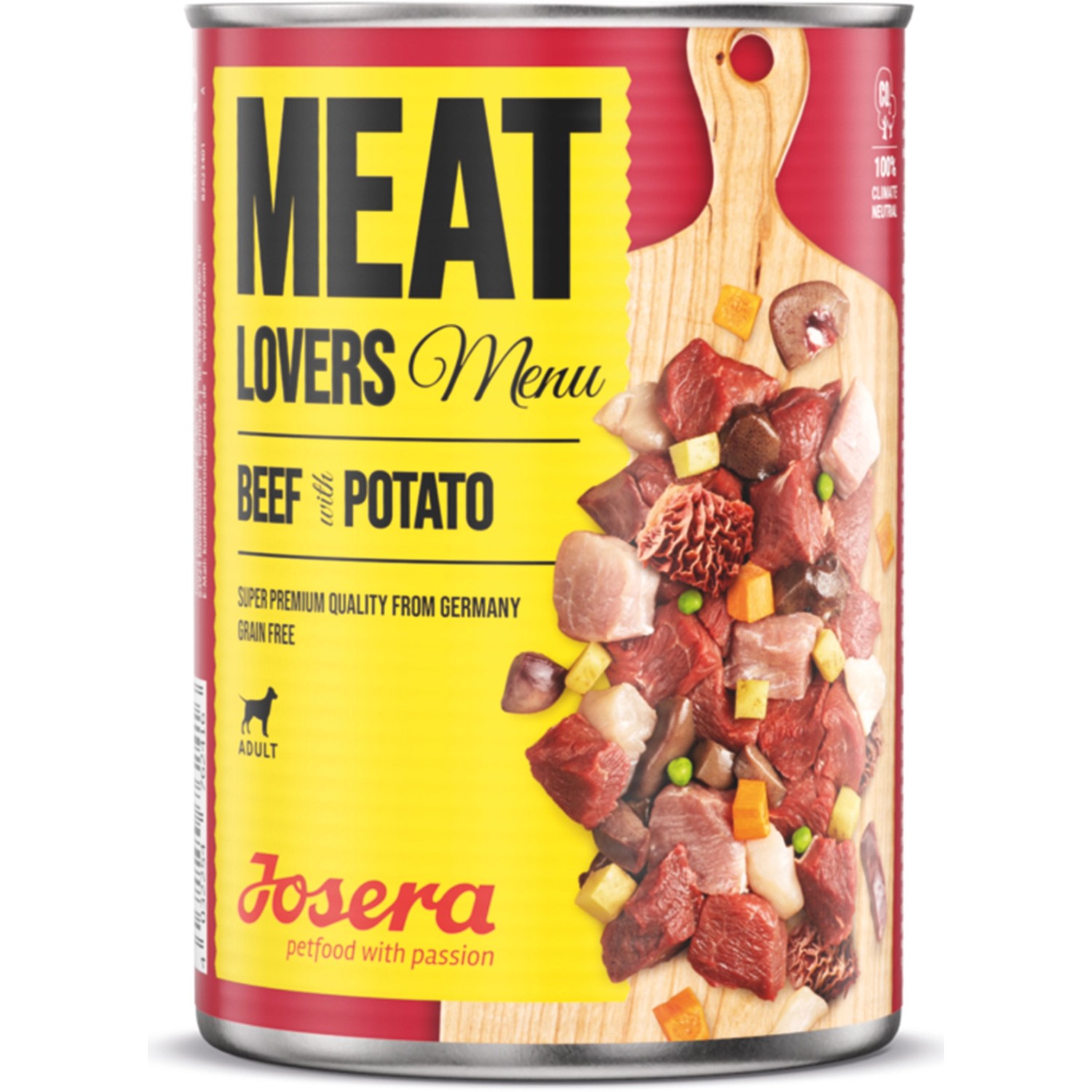 Josera Hunde-Nassfutter Meat Lovers Menu Beef with Potato 400 g