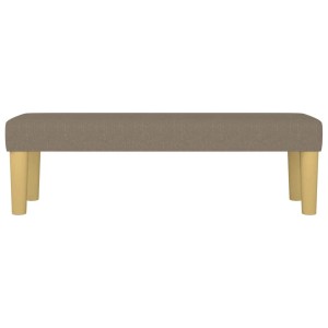 vidaXL Sitzbank Taupe 100x30x30 cm Stoff 346656