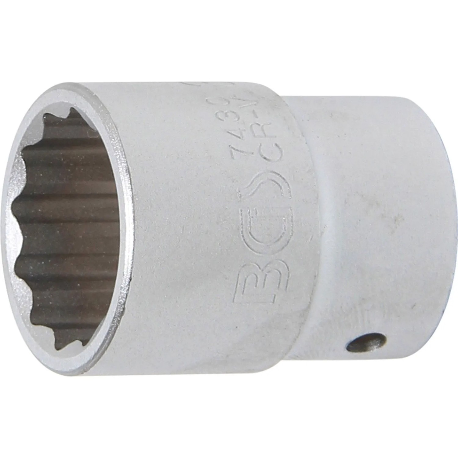 BGS Steckschlüssel Einsatz Zwölfkant Antrieb Innenvierkant 20 Mm  3 4 Zoll  SW 30 Mm 7430