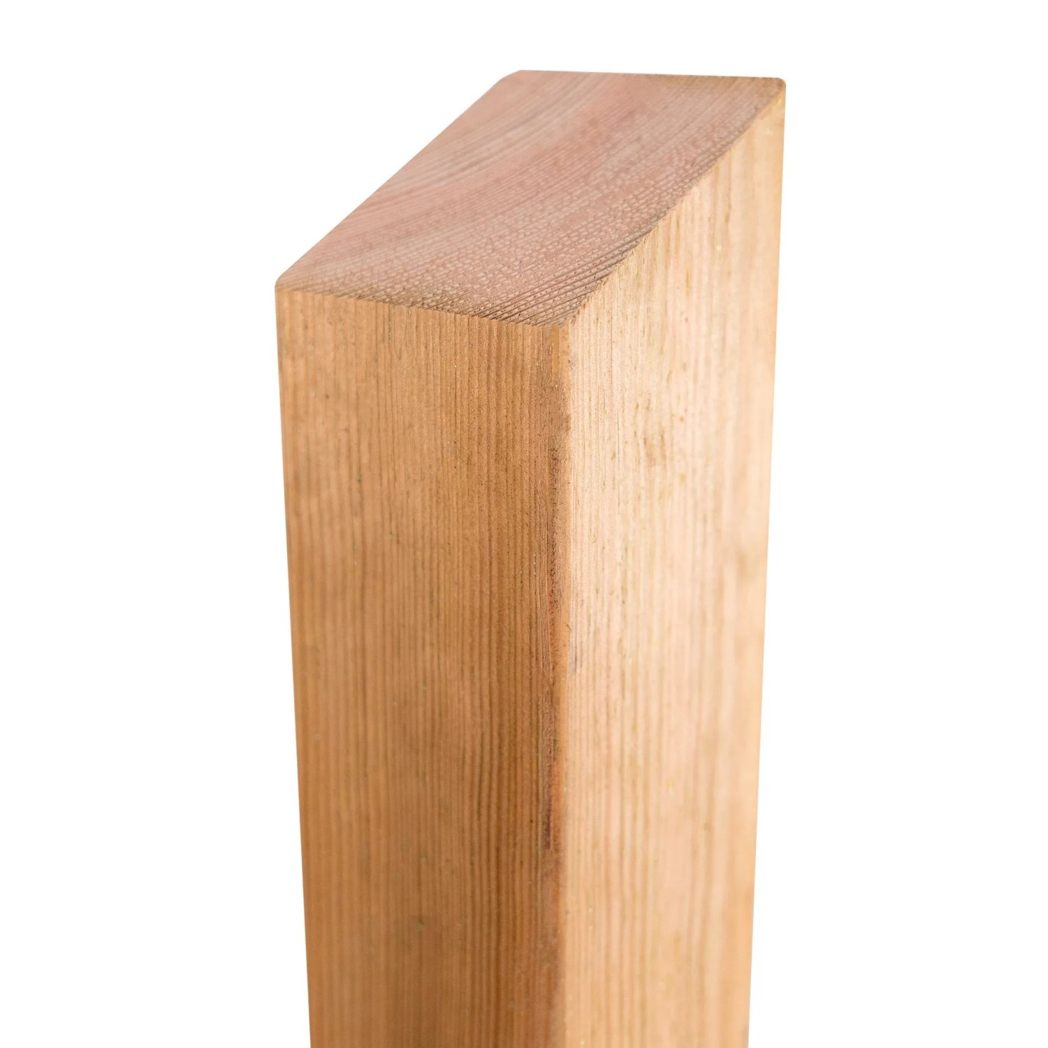 GartenLand Pfosten Abgeschrägt Holz Lärche PEFC für Serie WIEN 9x9x190 cm