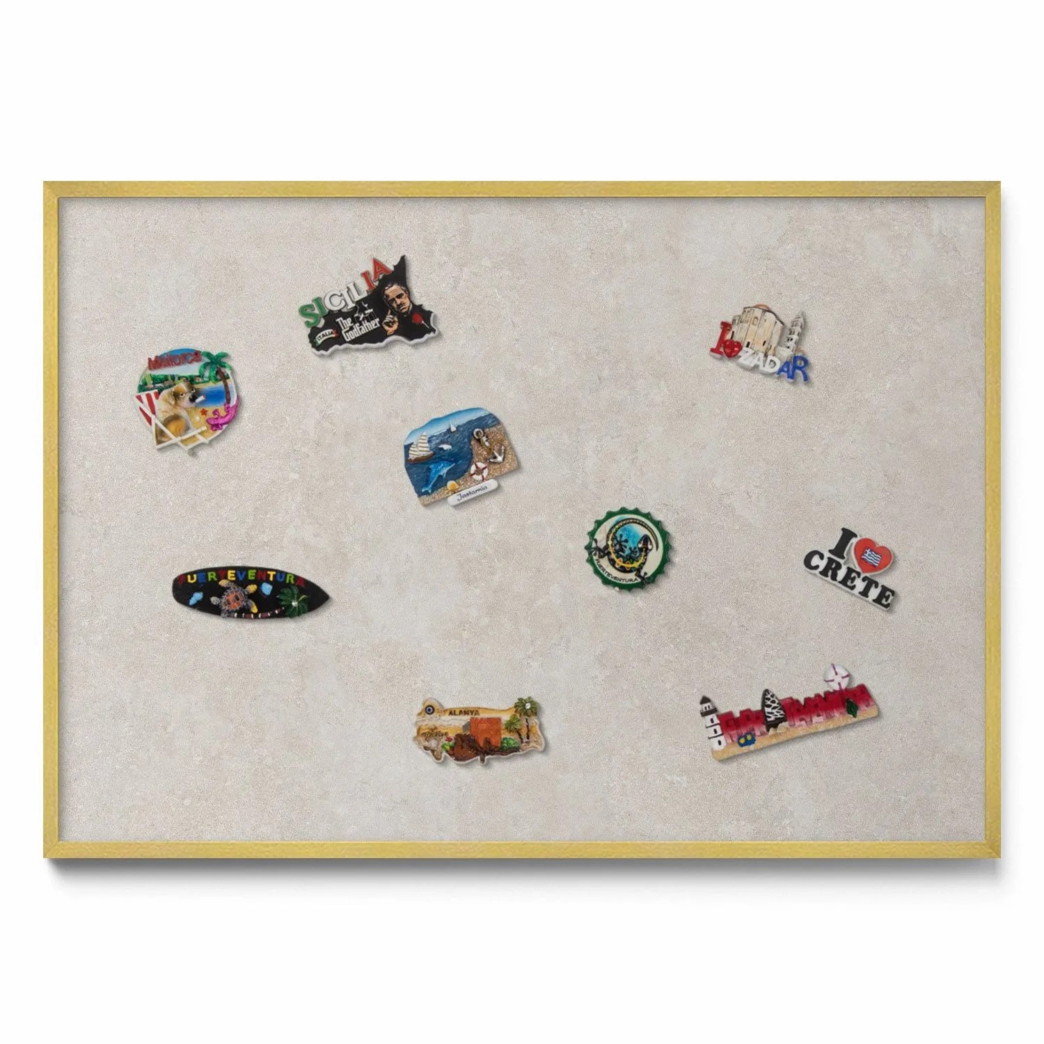 Tulup Magnettafel Bedruckte Magnettafel für die Wand Feine Sandsteinstruktu günstig online kaufen