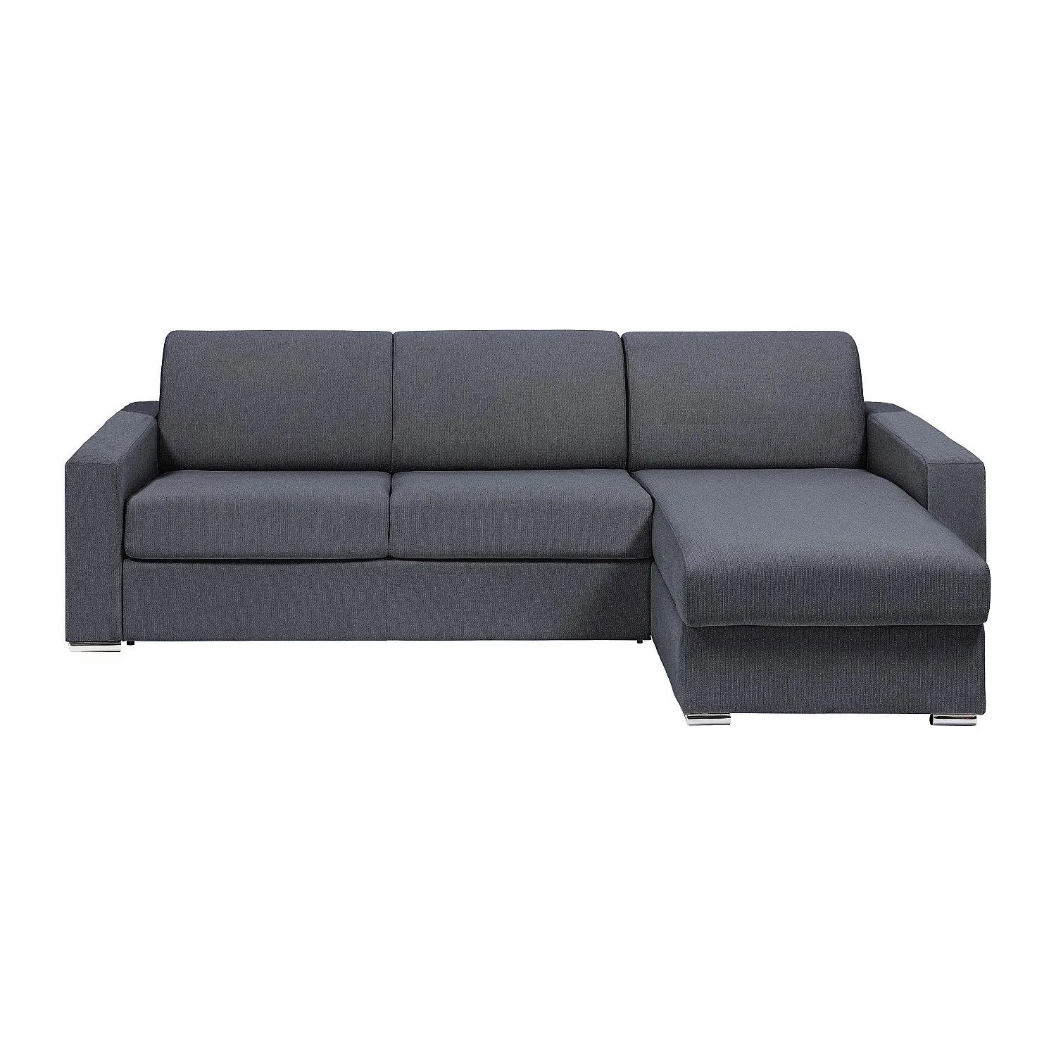Vente-unique Schlafsofa Calito Anthrazitgrau  Grau 278 cm
