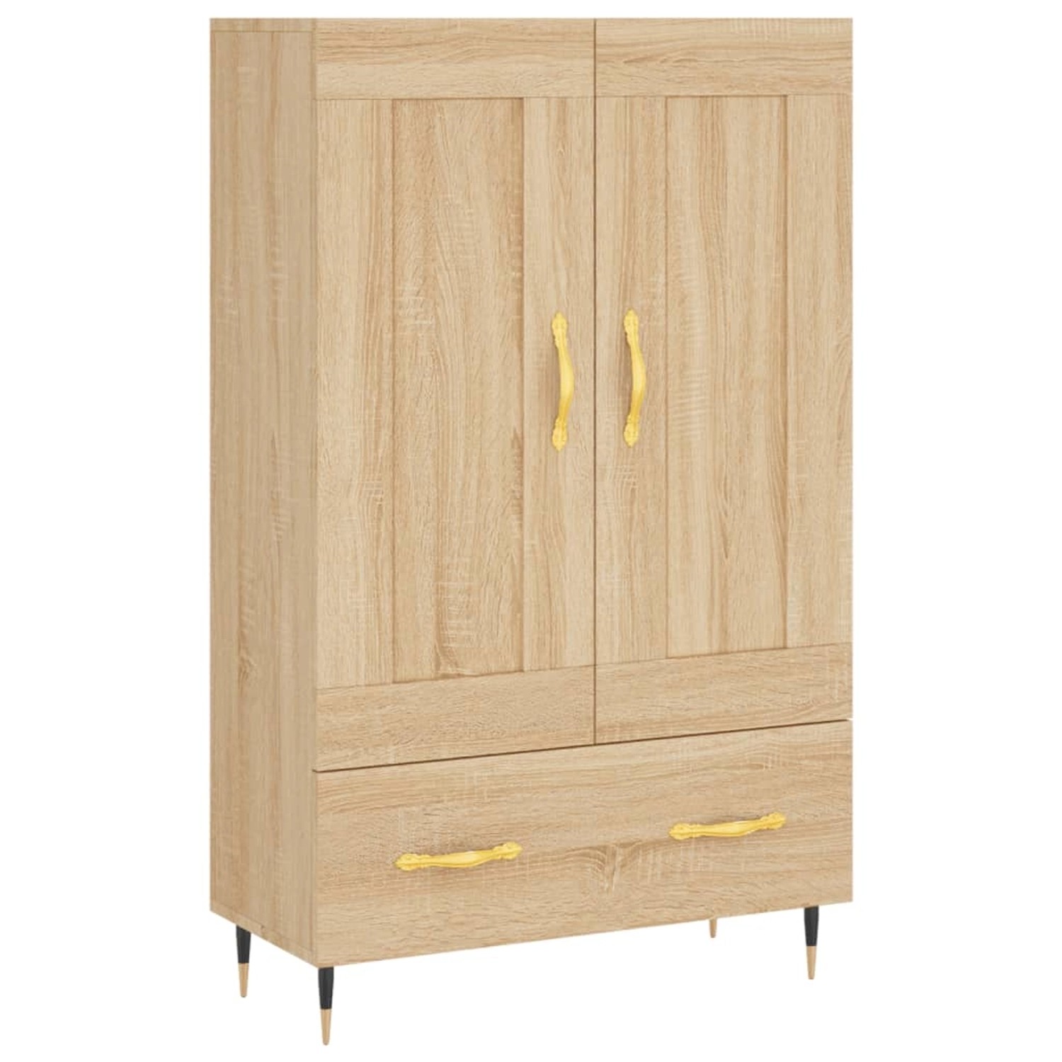 vidaXL Highboard Sonoma-Eiche 69,5x31x115 cm Holzwerkstoff 830303 günstig online kaufen