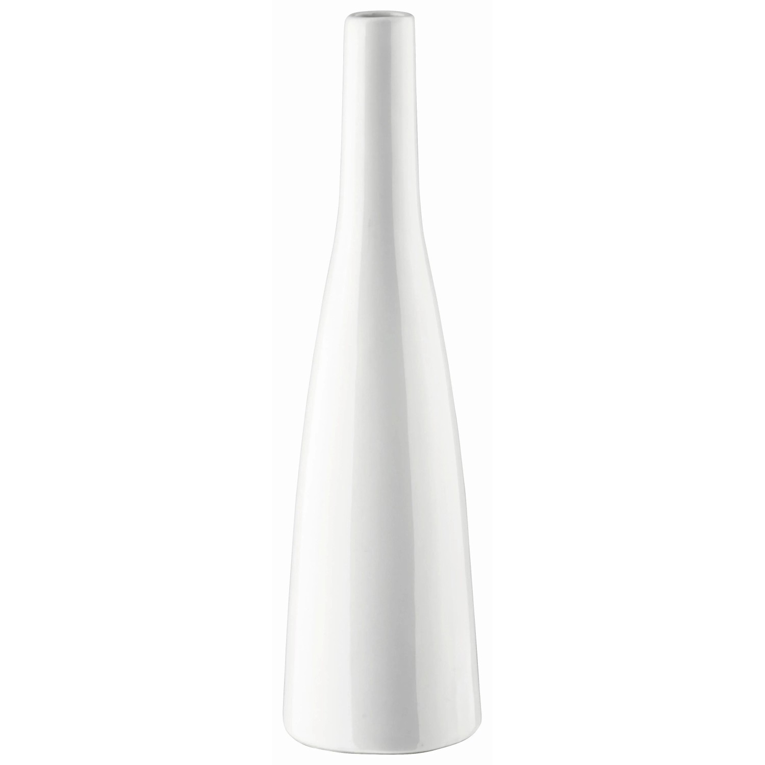 Modern Living Vase Plancio aus Porzellan in Weiß