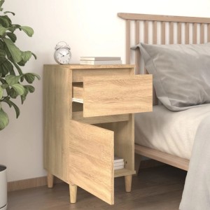 vidaXL Nachttisch Sonoma-Eiche 40x35x70 cm 819698