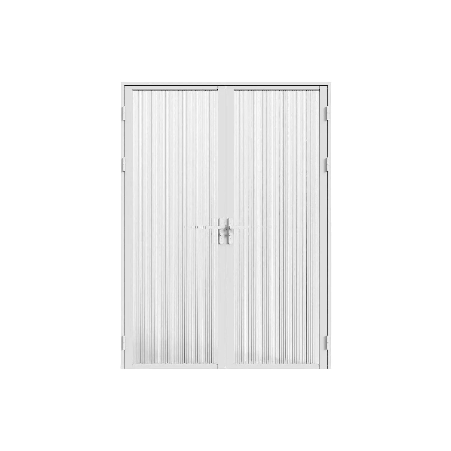 Vente-unique Tür-Komplettsets Loxton Weiß 73 cm