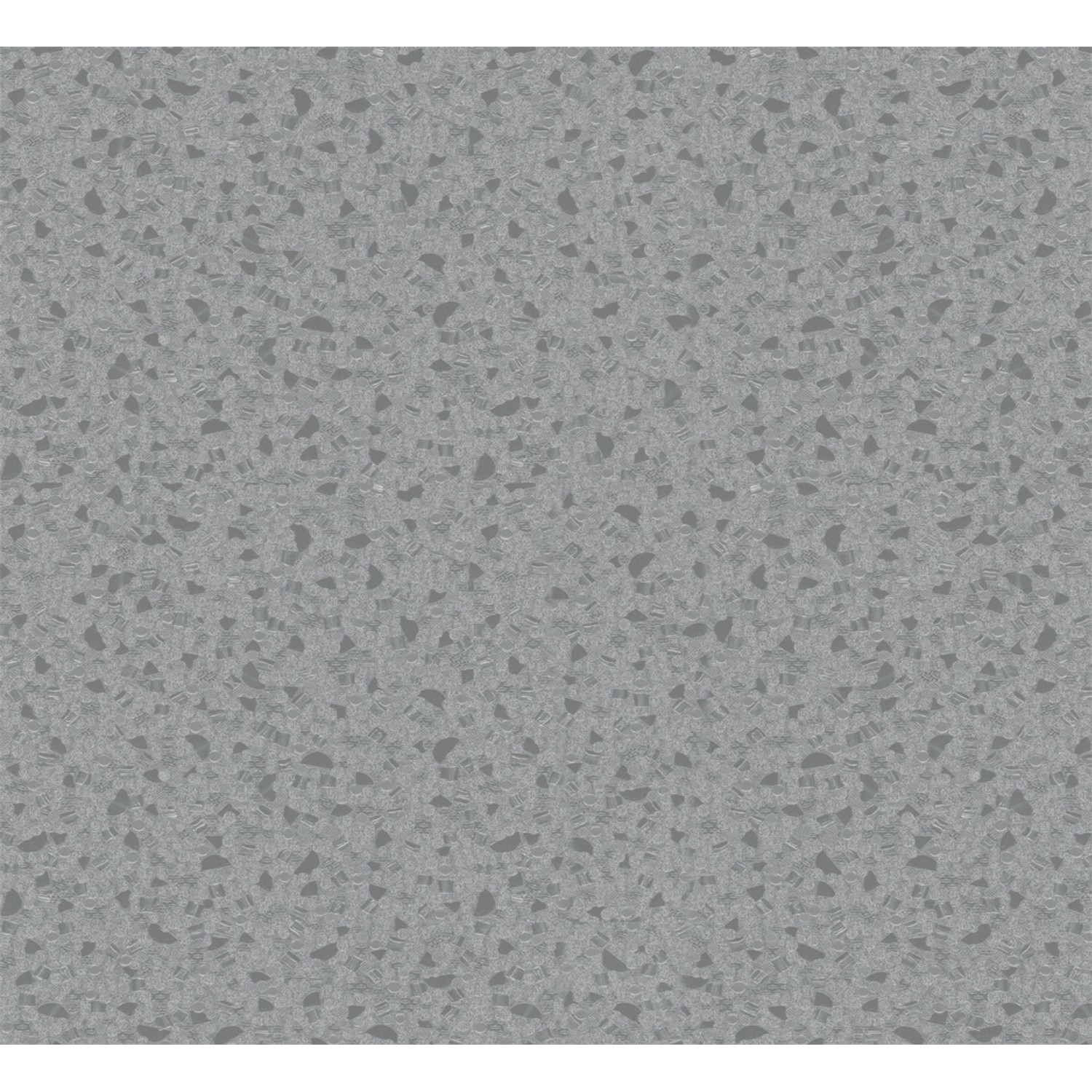 Glööckler Vliestapete Imperial Uni geometrische Formen Silber