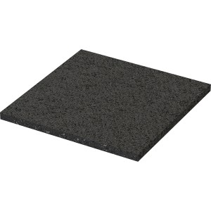 GS Gummipad für Terrassen-Stellfüße, 200x200x5mm, zur Dämpfung und zum Ausgleich.