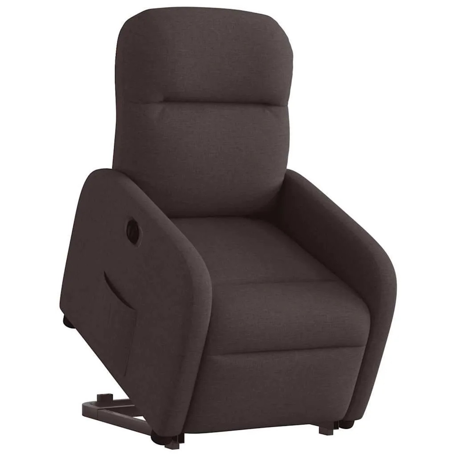vidaXL Relaxsessel mit Aufstehhilfe Elektrisch Dunkelbraun Stoff 3302997