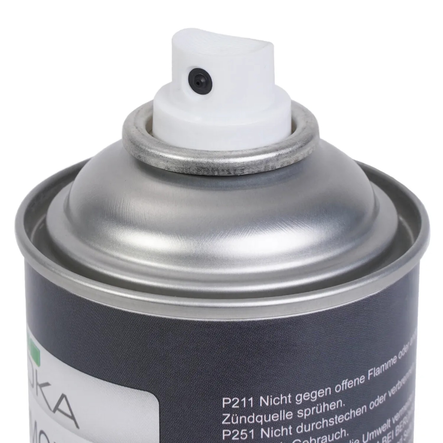 Detailaufnahme: KOKA Thermolack Spray, schwarz matt, hitzebeständig bis 650°C.