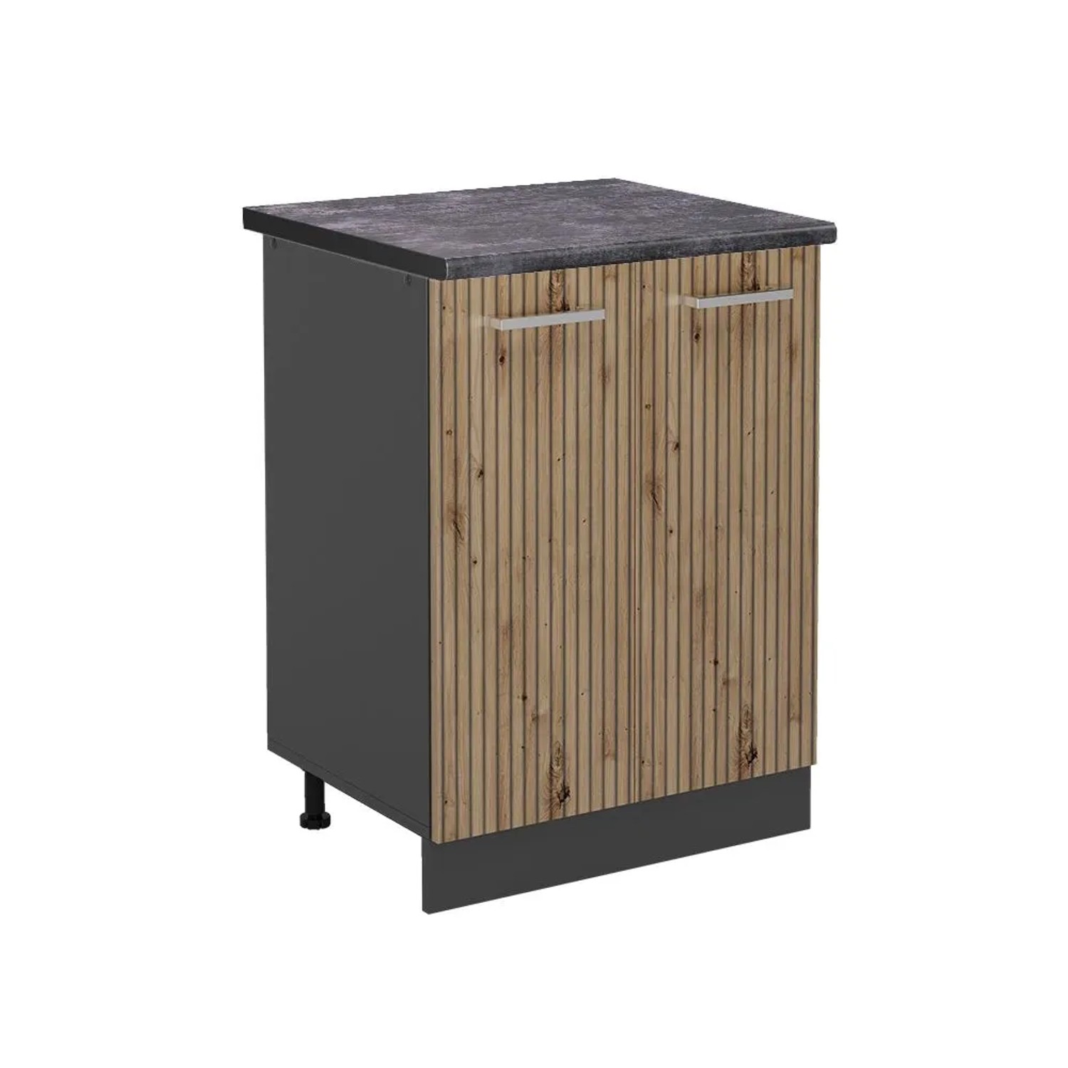 Vicco Küchenunterschrank R-Line Artisan-Eiche Anthrazit 60 cm AP Anthrazit
