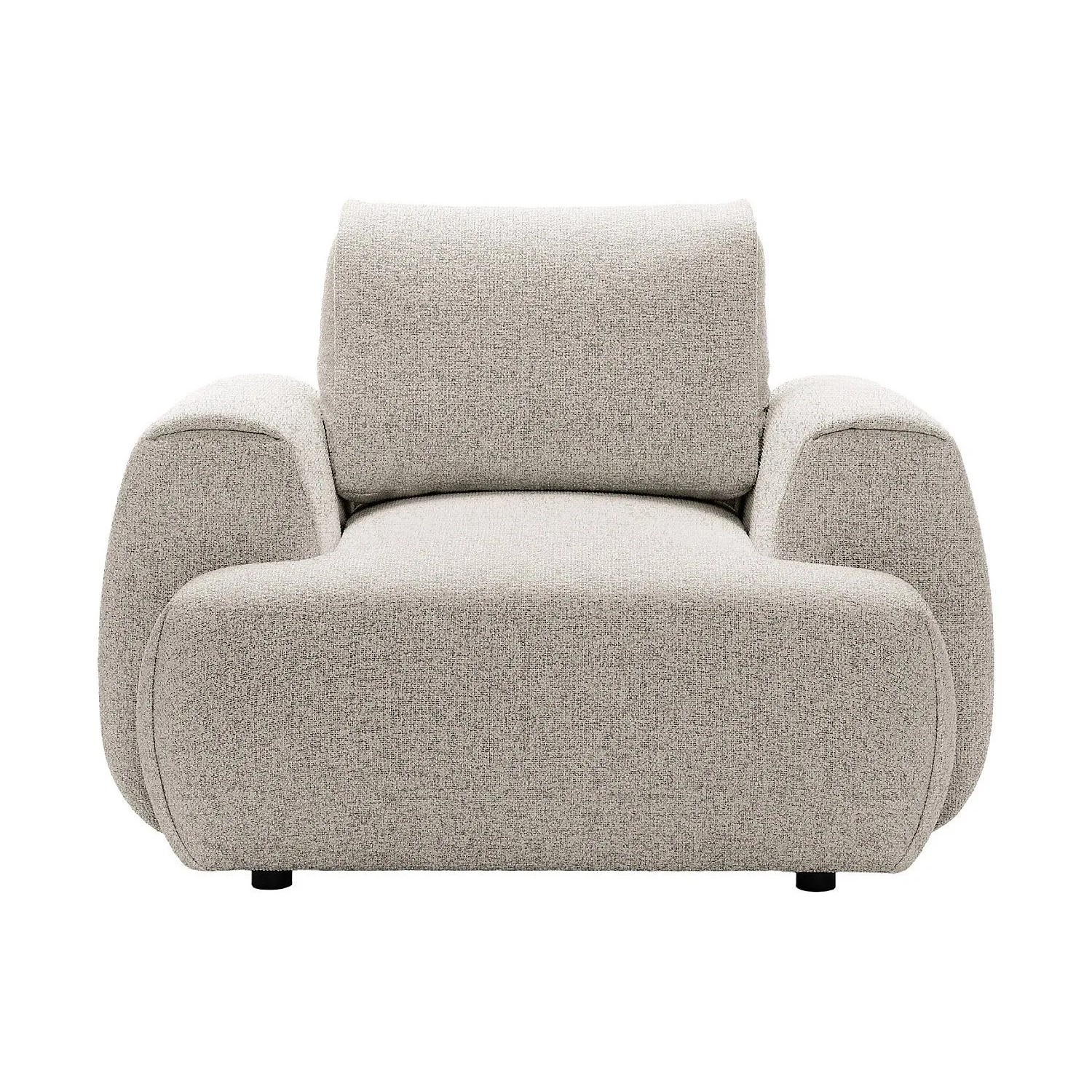 Vente-unique Sessel Mit Gerader Rückenlehne Monelia Hellgrau 109 cm