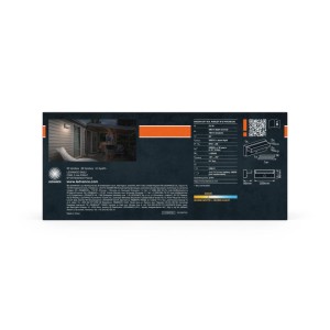Osram-Solar-Wandleuchte ENDURA Style Sol Robust Dunkelgrau 2,5 W