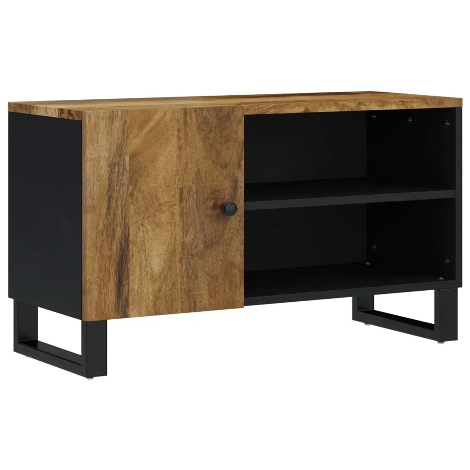 VidaXL TV-Schrank 80x33x46 cm Massivholz Mango & Holzwerkstoff  Modell 2