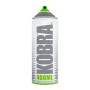 Kobra LP Buntlack Spray 400ml in Mausgrau Matt. Sprühdose mit grünem Sprühkopf.