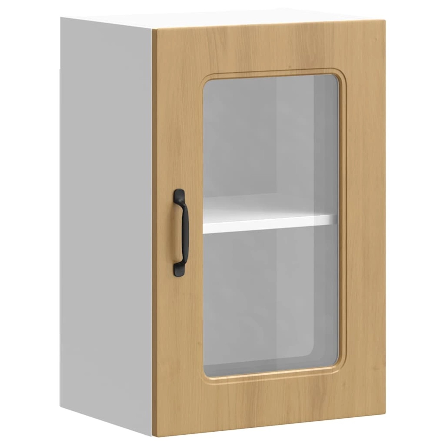 vidaXL Küchen-Hängeschrank mit Glastür Kalmar Artisan-Eiche Holzwerkstoff 8 günstig online kaufen