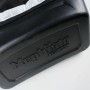 Detailaufnahme: Schwarze Mephisto Werkzeugtasche Rucksack, robustes 1680D Gewebe.