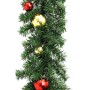 vidaXL Weihnachtsgirlande Geschmückt mit Kugeln und LED-Lichtern 20 m 246408_4