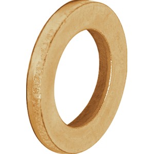 Hettich Distanzring aus Messing, 9x16,4x2,5 mm, für Möbelbeschläge.