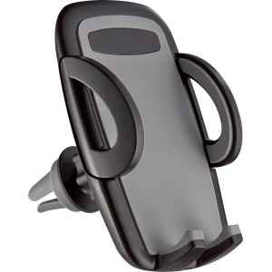 OBI Kfz Smartphone Halterung für Lüftungsschlitz, universal passend, schwarz-grau.