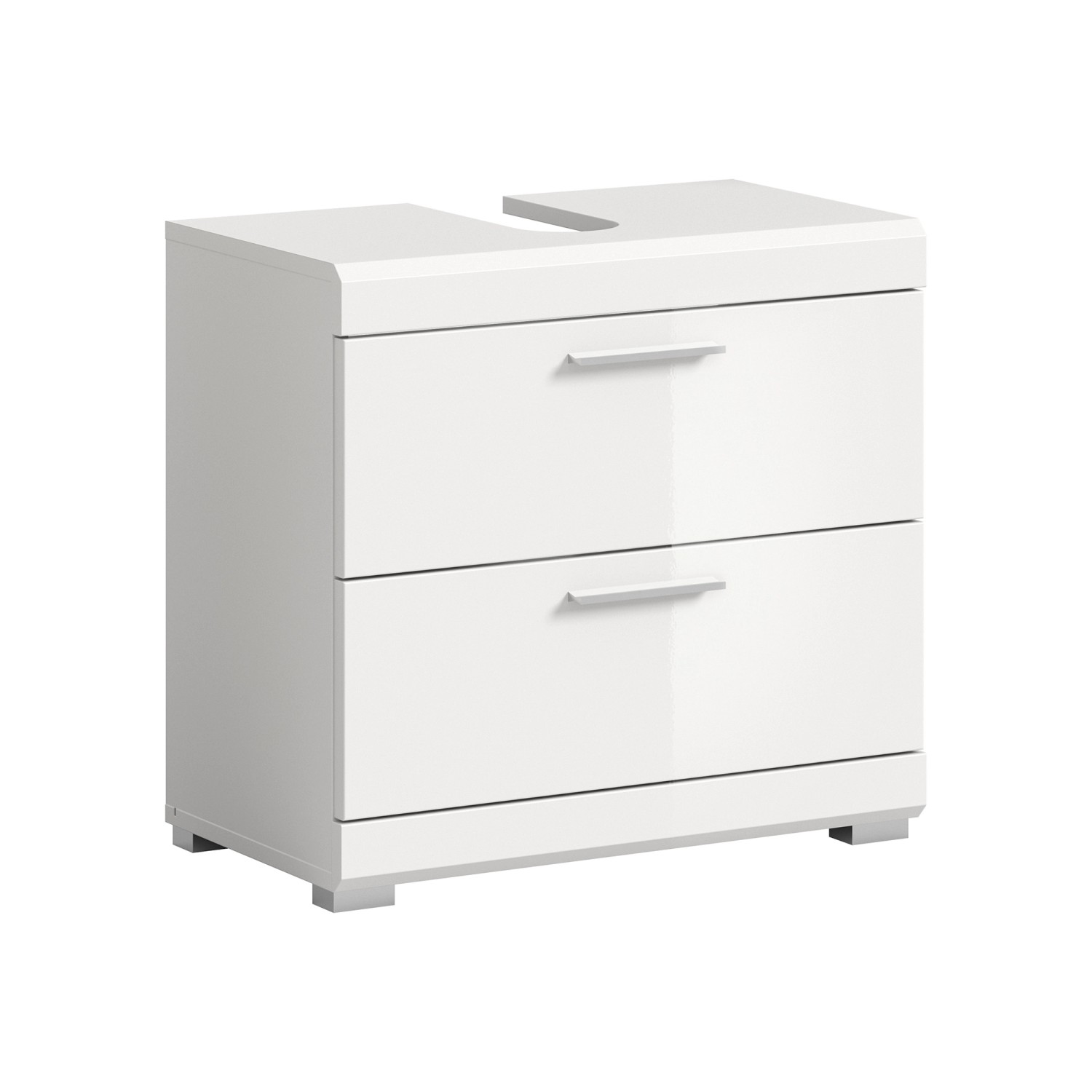 Waschbeckenunterschrank SCHLOONSEE  Breite 60cm  2 Schubkästen  mit Siphona günstig online kaufen