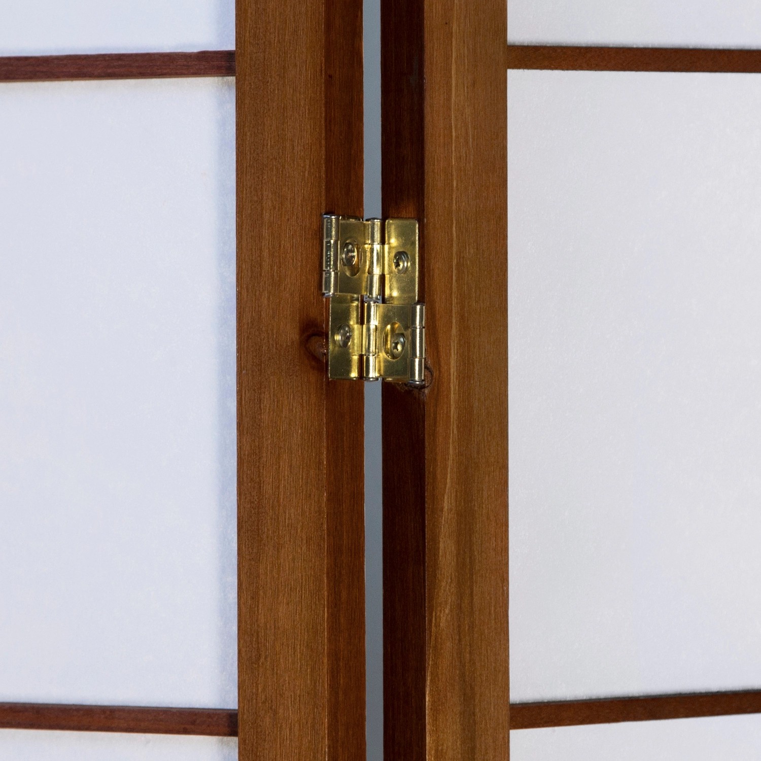 Homestyle4u 3-tlg. Paravent Shoji in Braun 132x175 cm 273_5