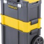 Stanley Rollende Werkstatt Essential STST1-80151, ein Werkstattwagen mit Rädern und Teleskopgriff.